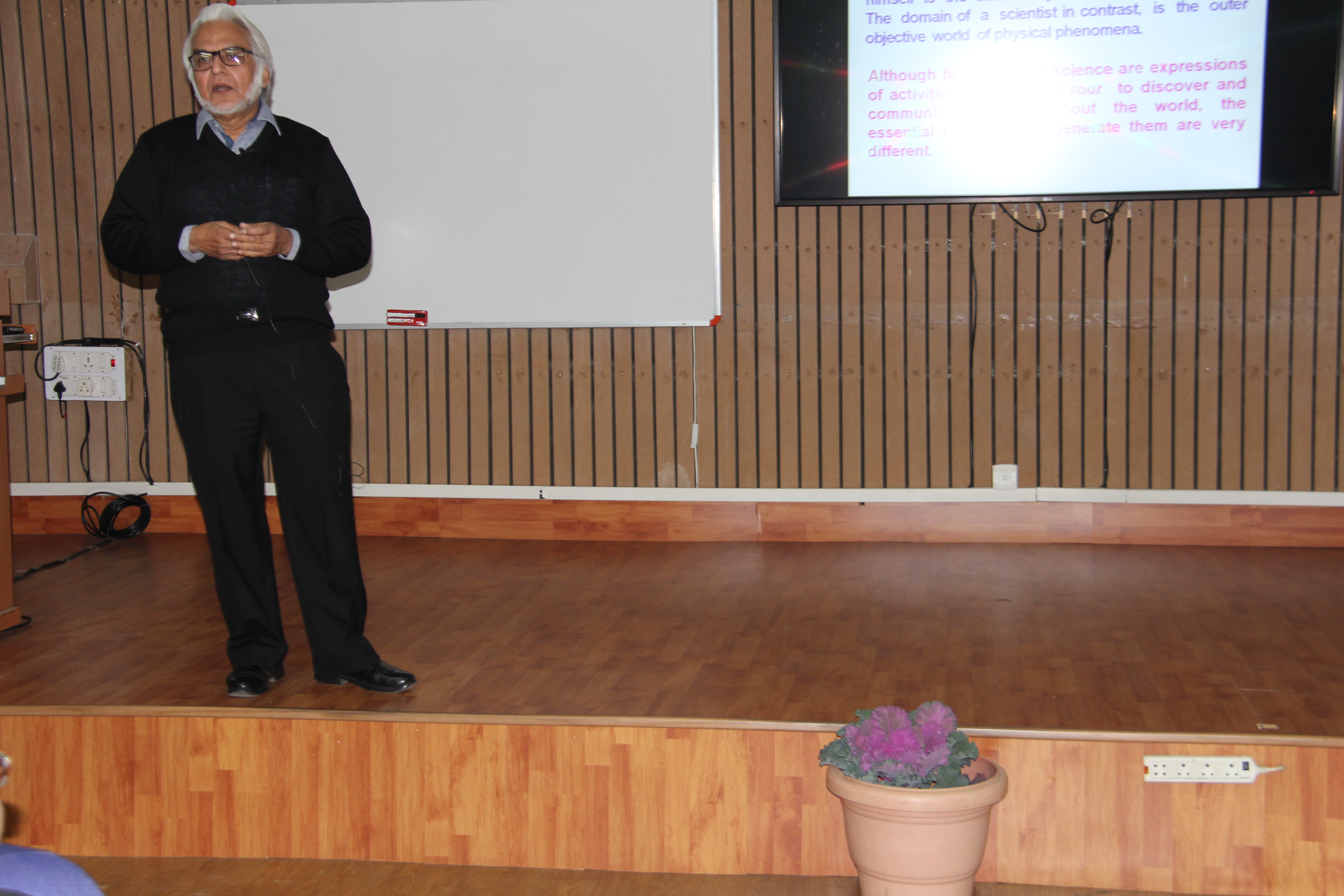 Lecture on Creativity and Life in Science by Dr Amit Ghosh